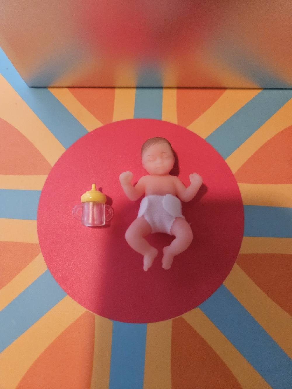 Zuru Mini Baby Doll in Yellow Polka-Dot Stroller - Picture 5 of 7